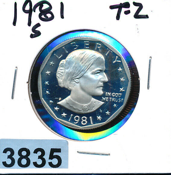 Susan B. Anthony - 1981-s Type 2 - Gem Proof - #3835 - A Buy